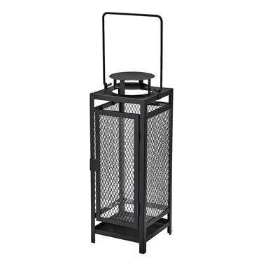 Lantern For Pillar Candle In/Outdoor Anthracite 34cm