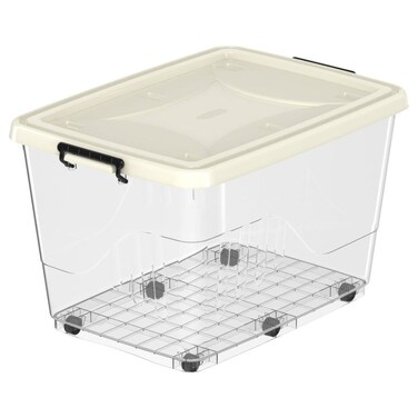 Cosmoplast&nbsp;Plastic Storage Box W/ Lid (82 L)