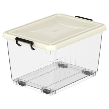 Cosmoplast&nbsp;Plastic Storage Box W/ Lid (55 L)