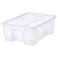 Box With Lid Transparent 39X28X14cm/11 L