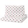 Duvet Cover 1 Pillowcase For Cot Heart Pattern/White Red 110X125/35X55cm