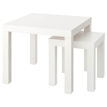 Nest Of Tables Set Of 2 White