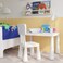 Children'S Table In/Outdoor White 77X55cm