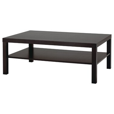 Coffee Table Black-Brown 118X78cm
