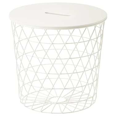 Storage Table White 44cm