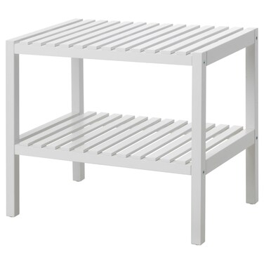 Bench White 58X38cm