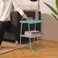 Bedside Table/Shelf Unit Blue-Turquoise