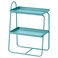 Bedside Table/Shelf Unit Blue-Turquoise