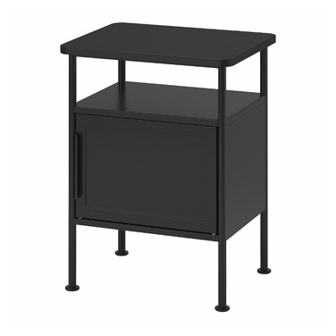 Bedside Table Anthracite 45X36X59cm