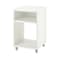 Bedside Table White 37X37cm