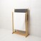 Towel Stand With 2 Rails Bamboo