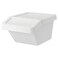 Waste Sorting Bin With Lid White 37 L