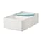 Box With Compartments White 20X34X10cm