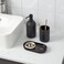 3-Piece Bathroom Set Black