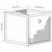Storage Box White 33X37X33cm