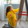 Apron With Long Sleeves Yellow