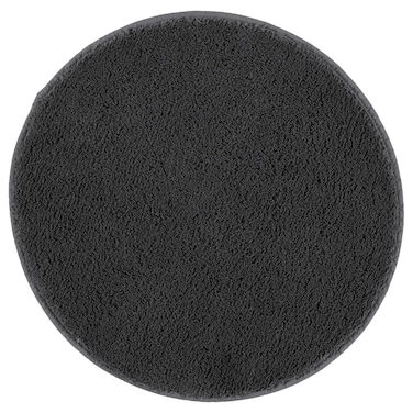 Bath Mat Dark Grey/Round 55cm