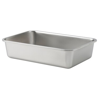 Food Container Large Rectangular/Stainless Steel 3 L