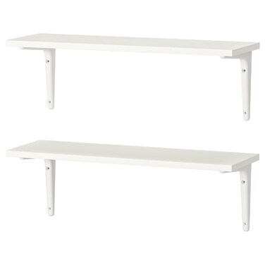 Wall Shelf Combination White/White 59X20cm