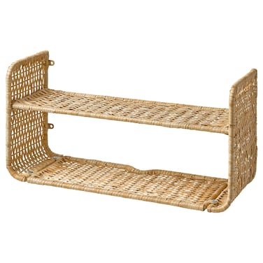 Wall Shelf Rattan 60X20cm