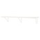 Wall Shelf White/White 120X30cm