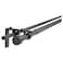 Double Curtain Rod Combination Black 210-385cm