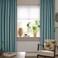 Room Darkening Curtains 1 Pair Dark Grey-Turquoise 145X300cm