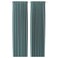 Room Darkening Curtains 1 Pair Dark Grey-Turquoise 145X300cm