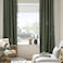 Block-Out Curtains 1 Pair Dark Green 145X300cm