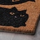 Door Mat Cat Black/Natural 60X90cm