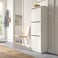 Shoe Cabinet With 3 Compartments White 49X28X135cm