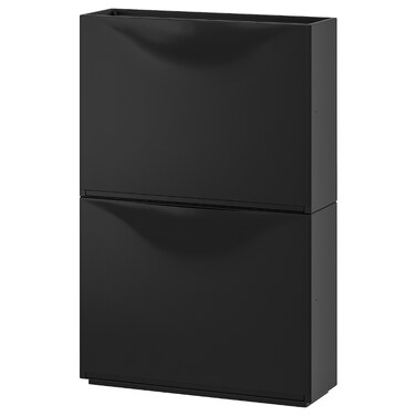 Shoe Cabinet/Storage Black 52X18X39cm
