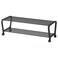 Shoe Rack Black 90X34X28cm