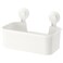 Basket With Suction Cup White