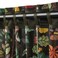Curtains 1 Pair Black-Green Multicolour/Floral Pattern 145X300cm