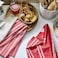 Tea Towel Mixed Patterns Red/White 50X70cm