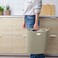 Bin With Lid Grey-Beige 21 L
