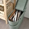 Bin With Lid Grey-Green 48 L