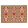Door Mat Heart Pattern Natural 40X60cm