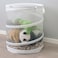 Laundry Basket White 79 L