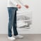 Laundry Basket White 79 L