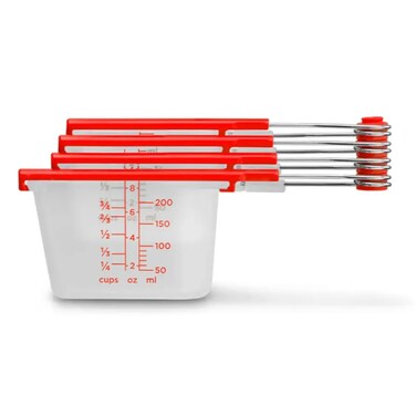 Christmas Dreamfarm Levups Scrape Measuring Cup Set (4 Pc.)