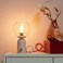 Table Lamp Dimmable Light Pink/Red 24 Cm