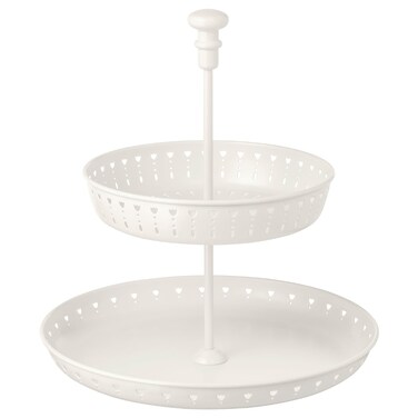 Serving Stand Two Tiers White