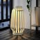 Led Solar-Powered Floor Lamp Beige/Stripe 42 Cm