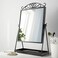Table Mirror Black 27X43 Cm