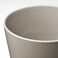 Plant Pot With Saucer In/Outdoor/Grey/Beige 24 Cm