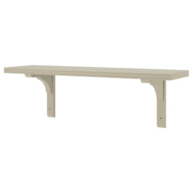 Wall Shelf Grey-Beige 80X20 Cm