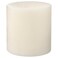 Unscented Block Candle 3 Wicks White