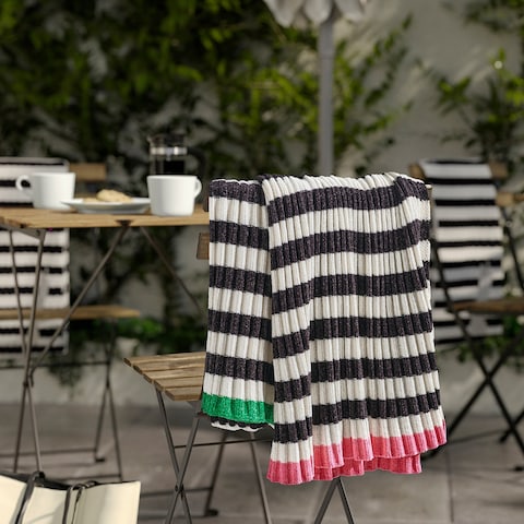 Throw Black/White 130X170 Cm/20 Pack